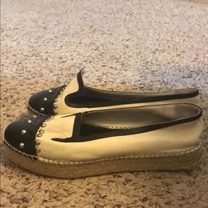 Alexander McQueen lambskin leather flat